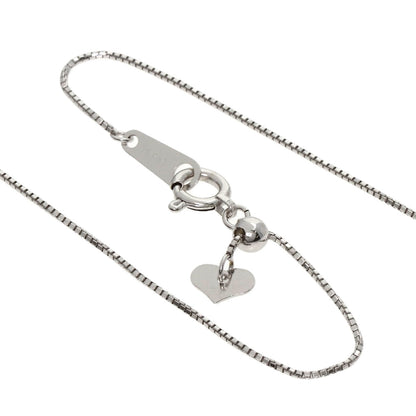 0.66ct Diamond Necklace K14 White Gold 4.5g　Ladies