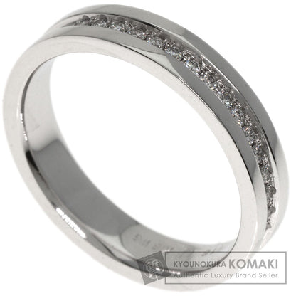 0.16ct Diamond Ring K18 White Gold  5.3g�@Ladies