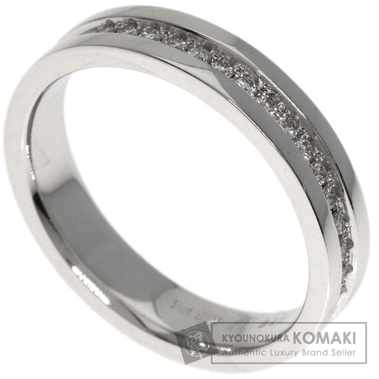 0.16ct Diamond Ring K18 White Gold  5.3g�@Ladies