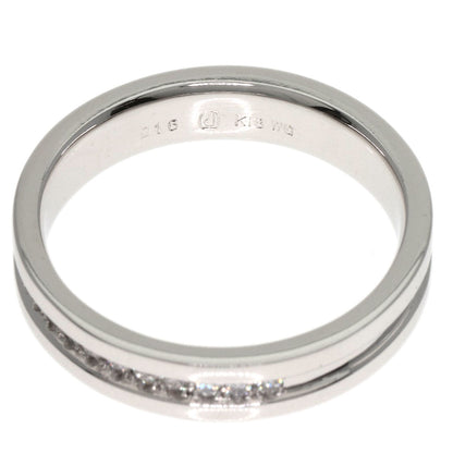 0.16ct Diamond Ring K18 White Gold  5.3g�@Ladies