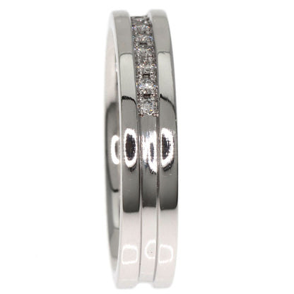 0.16ct Diamond Ring K18 White Gold  5.3g�@Ladies