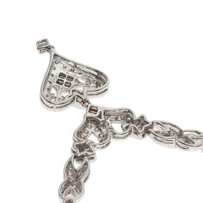 2.05ct Diamond Necklace K18 White Gold 24.4g　Ladies