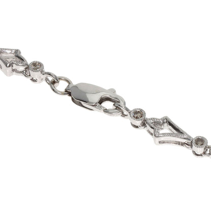 2.05ct Diamond Necklace K18 White Gold 24.4g　Ladies