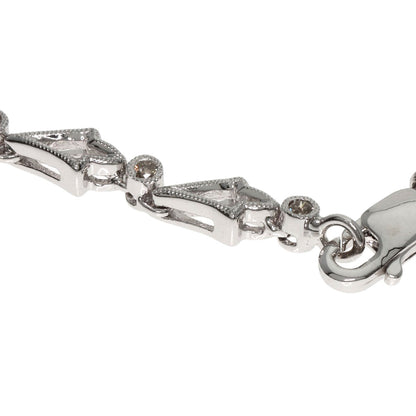 2.05ct Diamond Necklace K18 White Gold 24.4g　Ladies