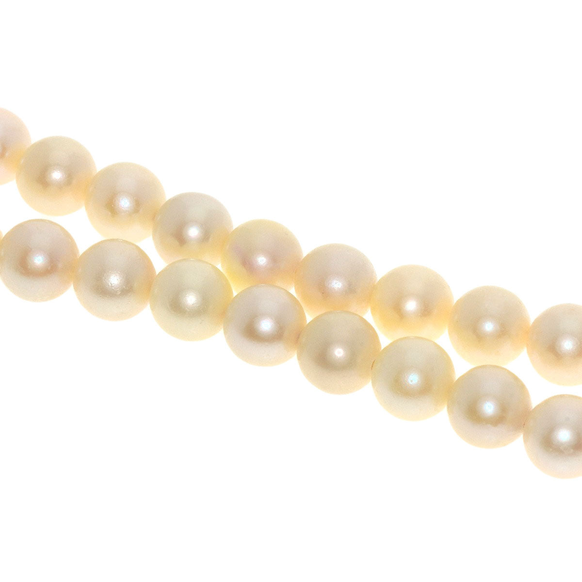 Akoya pearl Pearl Necklace Silver  31.2g�@Ladies