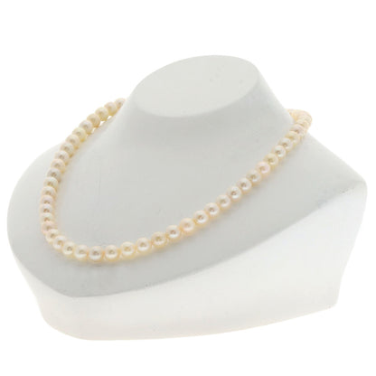 Akoya pearl Pearl Necklace Silver  31.2g�@Ladies