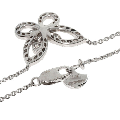 GRAFF   Necklace Mini Butterfly Diamond K18 White Gold Ladies