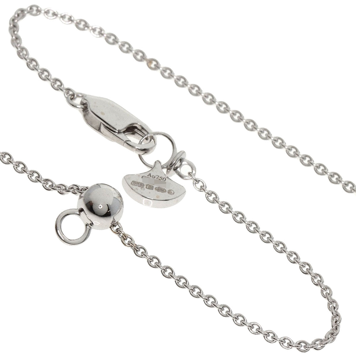 GRAFF   Necklace Mini Butterfly Diamond K18 White Gold Ladies