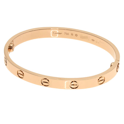 カルティエ ラブブレス ドライバー付き #16 ブレスレット K18ピンクゴールド レディース 【中古】【CARTIER】