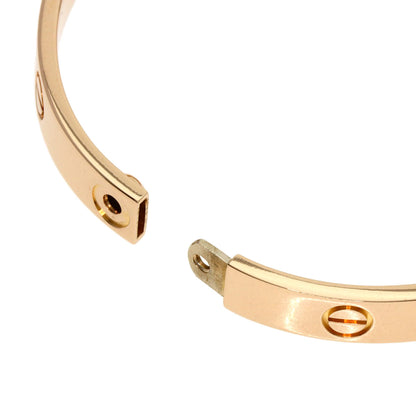 CARTIER   Bracelet LOVE Bracelets with driver # 17 K18 Pink Gold Ladies
