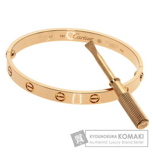 CARTIER   Bracelet LOVE Bracelets with driver # 17 K18 Pink Gold Ladies