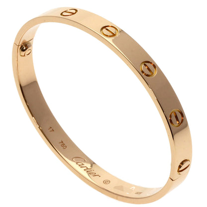 CARTIER   Bracelet LOVE Bracelets with driver # 17 K18 Pink Gold Ladies