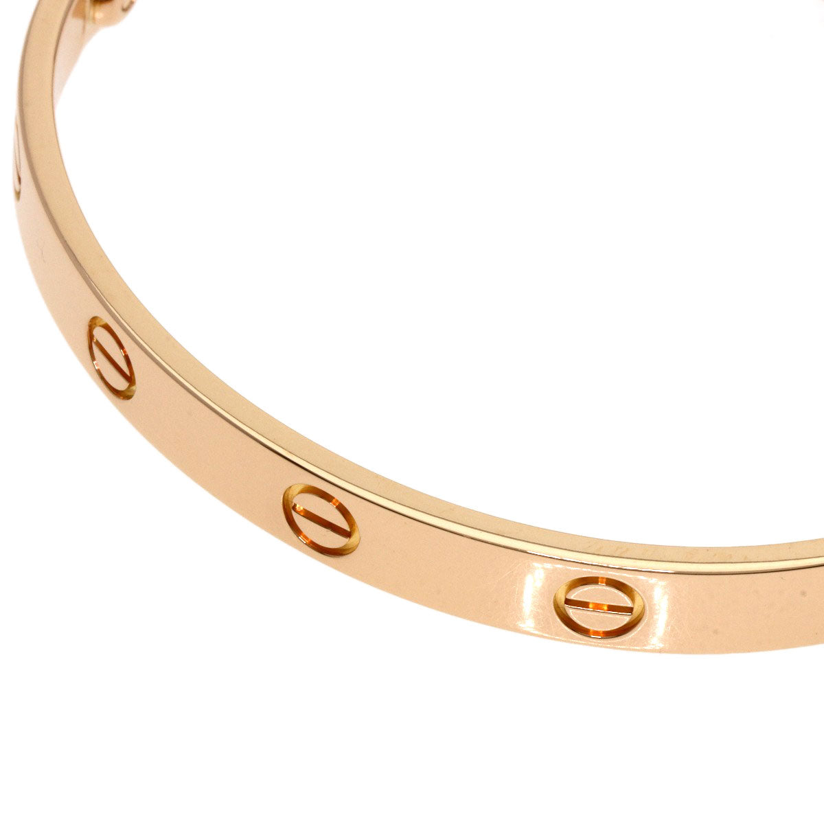 CARTIER   Bracelet LOVE Bracelets with driver # 17 K18 Pink Gold Ladies