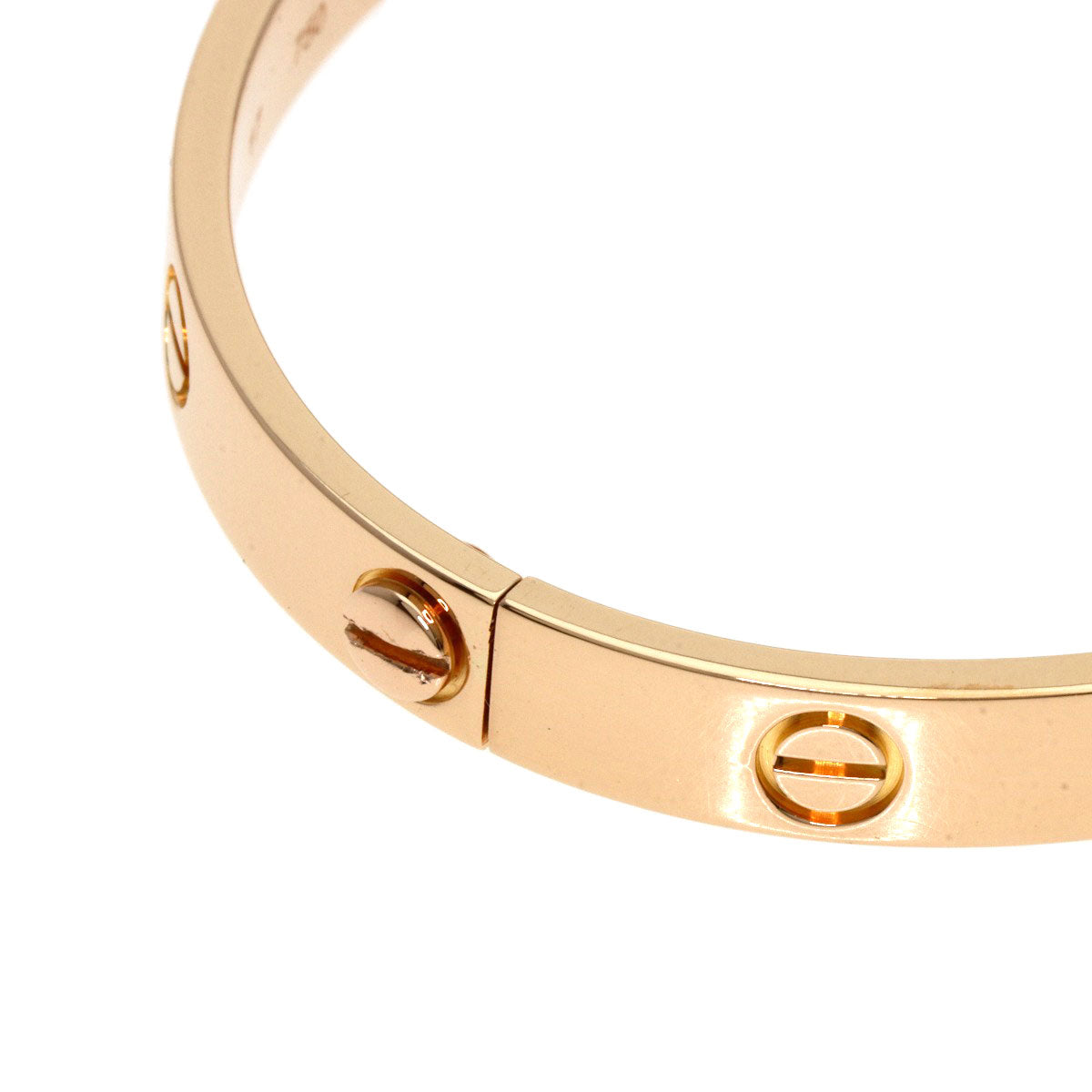 CARTIER   Bracelet LOVE Bracelets with driver # 17 K18 Pink Gold Ladies