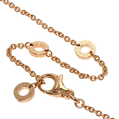 BVLGARI B.zero1 White Ceramic Diamond Necklace K18 Pink Gold Ladies [Used]