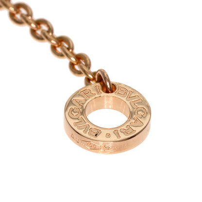BVLGARI B.zero1 White Ceramic Necklace K18 Pink Gold Ladies [Used]