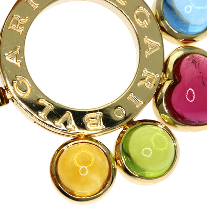 BVLGARI allegra multicolor stone Necklace K18 Yellow Gold Ladies [Used]