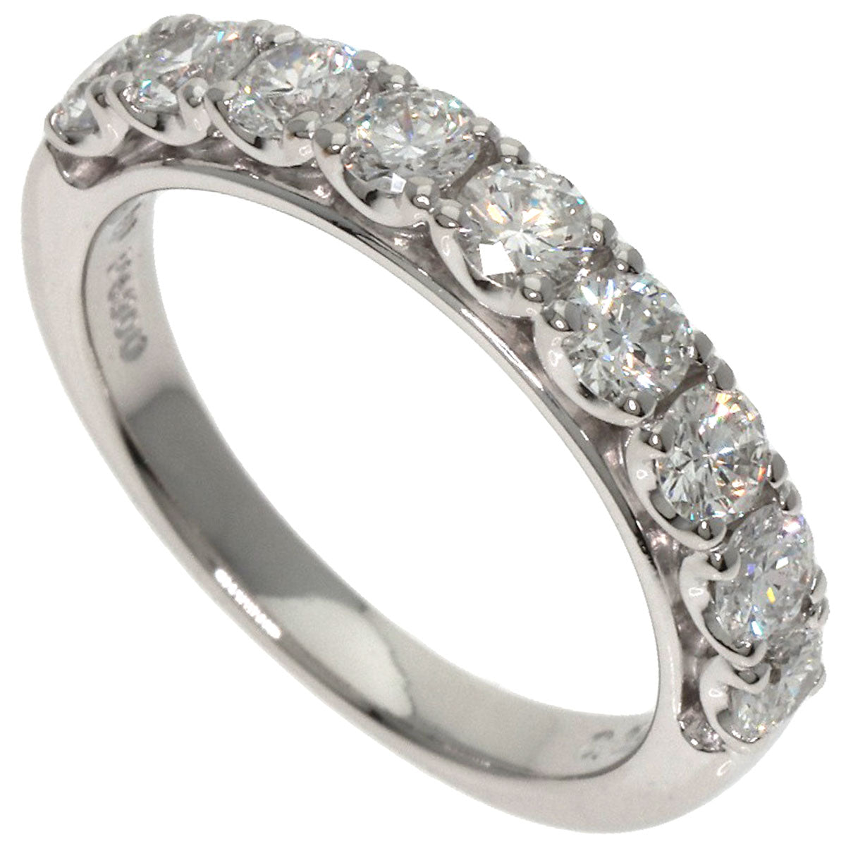 TASAKI Half Eternity Diamond Ring Platinum PT900 Ladies [Used]