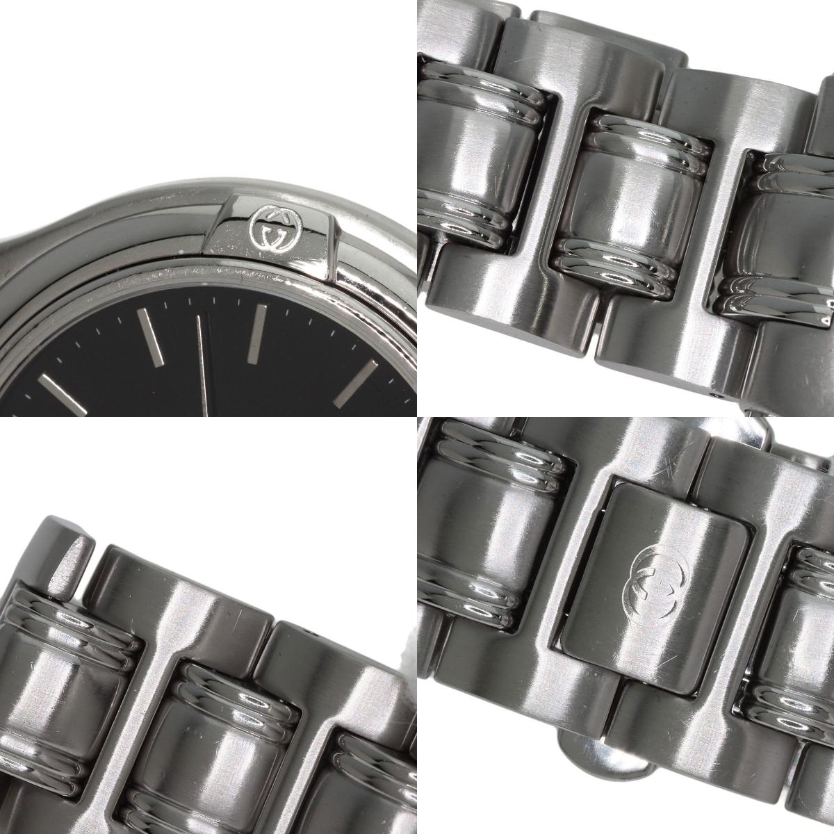 GUCCI Round face Watches Stainless Steel/Stainless Steel mens