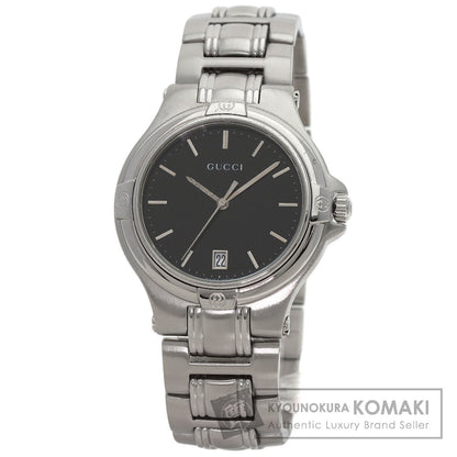 GUCCI Round face Watches Stainless Steel/Stainless Steel mens