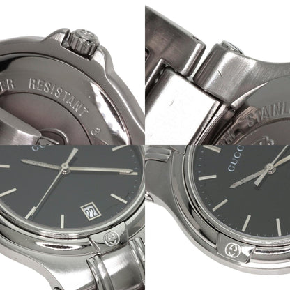 GUCCI Round face Watches Stainless Steel/Stainless Steel mens