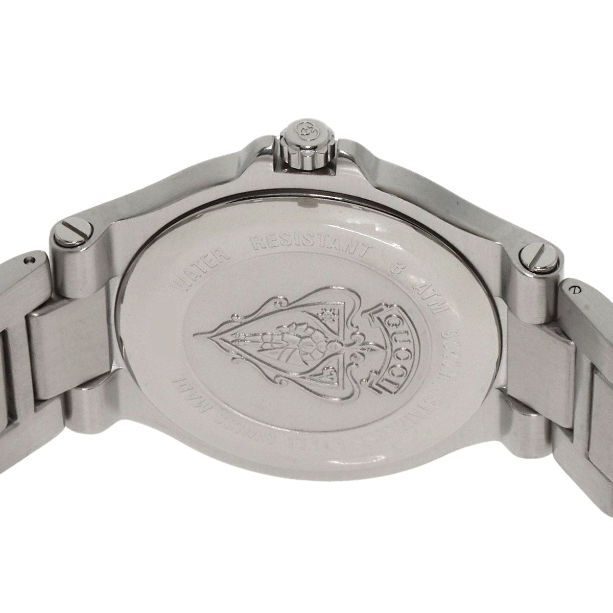 GUCCI Round face Watches Stainless Steel/Stainless Steel mens