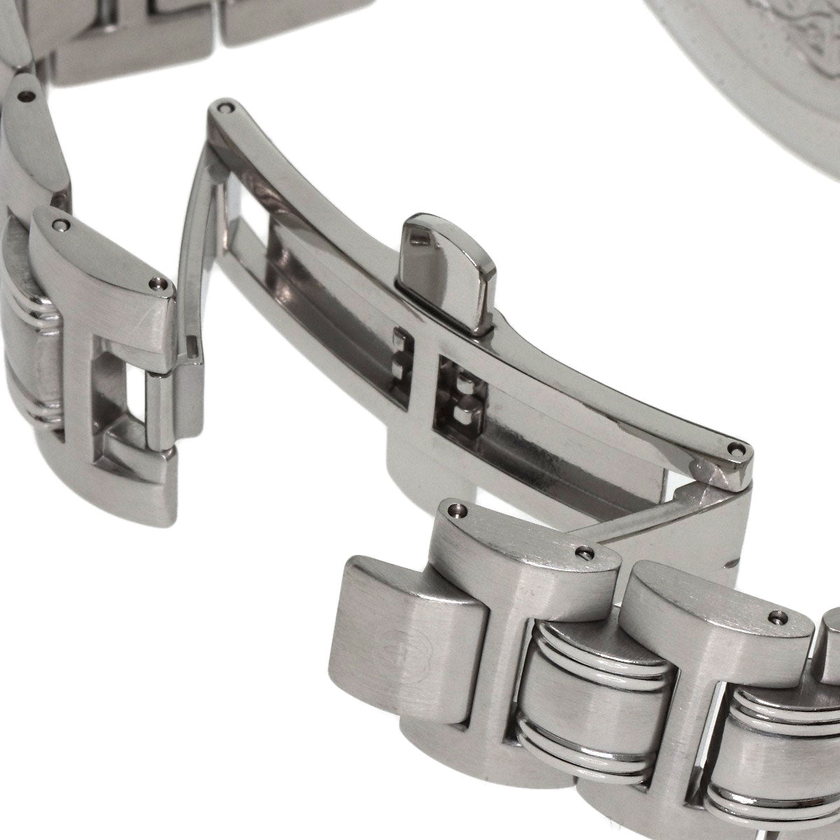 GUCCI Round face Watches Stainless Steel/Stainless Steel mens