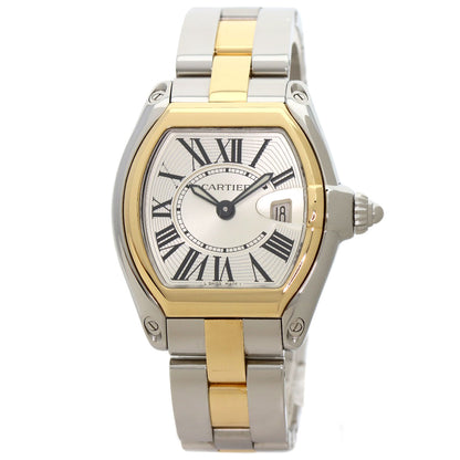 CARTIER Roadster SM Watches W62026Y4 Stainless Steel/SSxK18YG Ladies