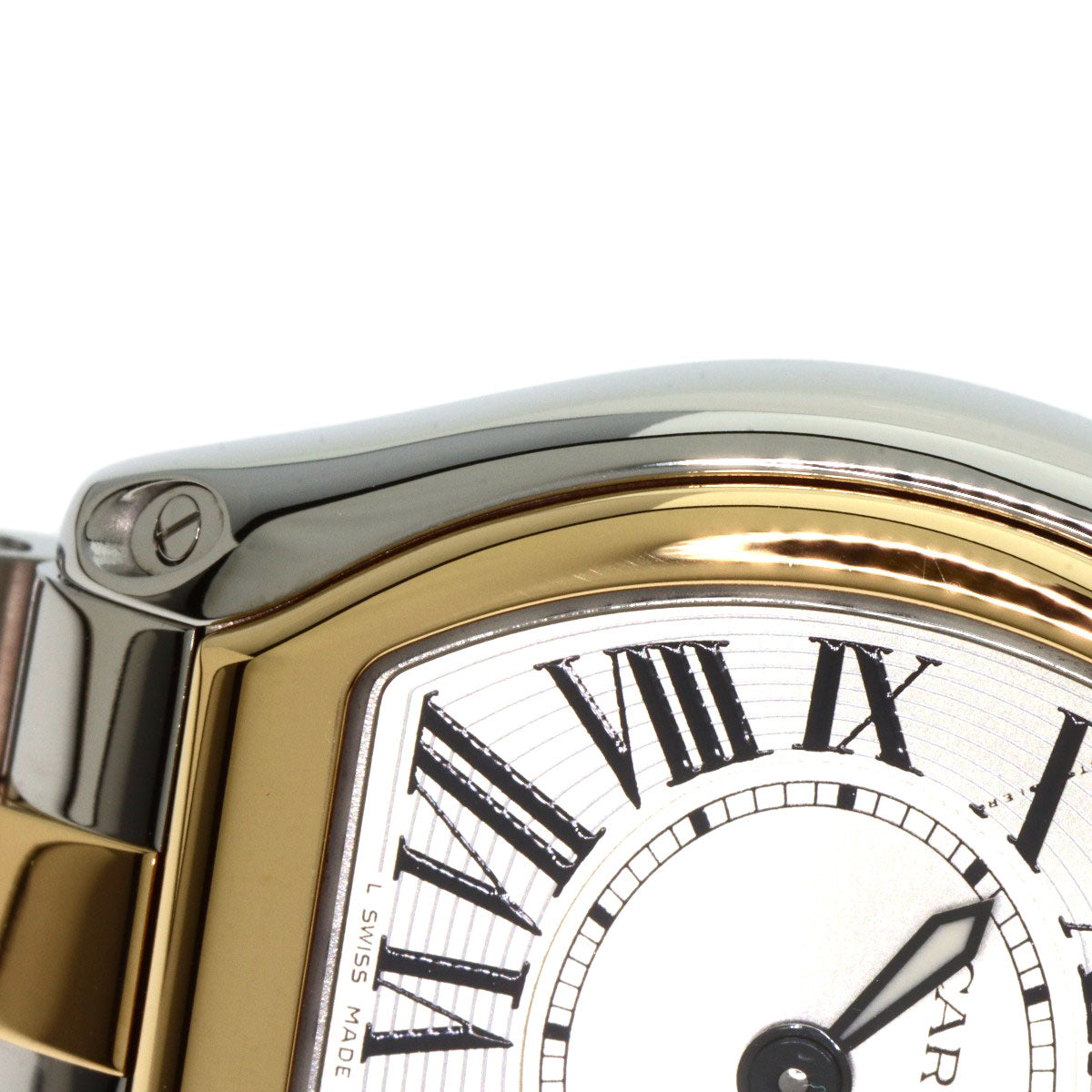 CARTIER Roadster SM Watches W62026Y4 Stainless Steel/SSxK18YG Ladies