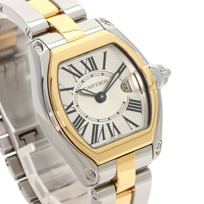 CARTIER Roadster SM Watches W62026Y4 Stainless Steel/SSxK18YG Ladies