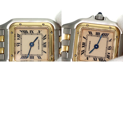 CARTIER PANTHERE SM 2 Row Watches W25029B6 Stainless Steel/SSxK18YG Ladies