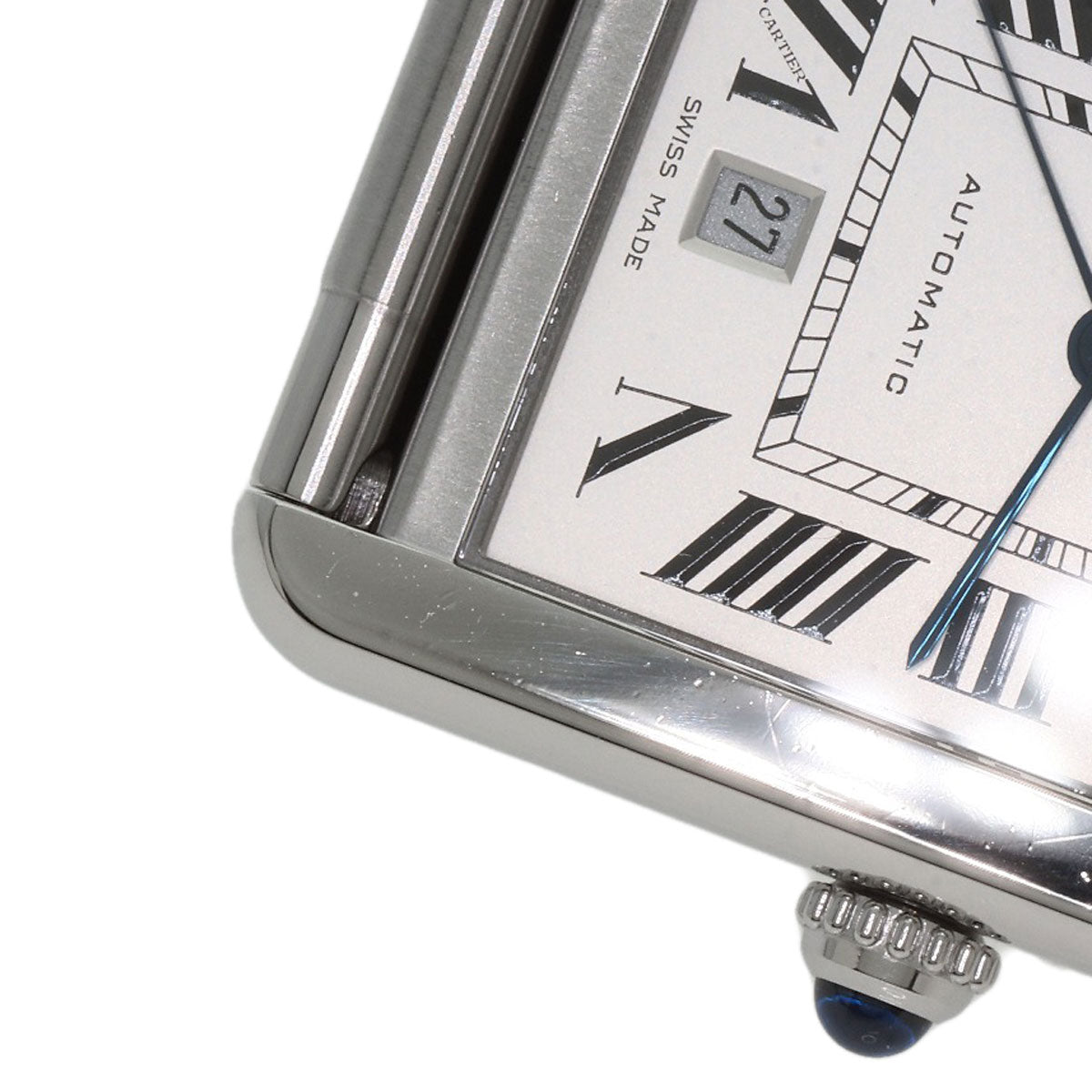 CARTIER Tank Solo XL Date Watches W5200028 Stainless Steel/Stainless Steel mens