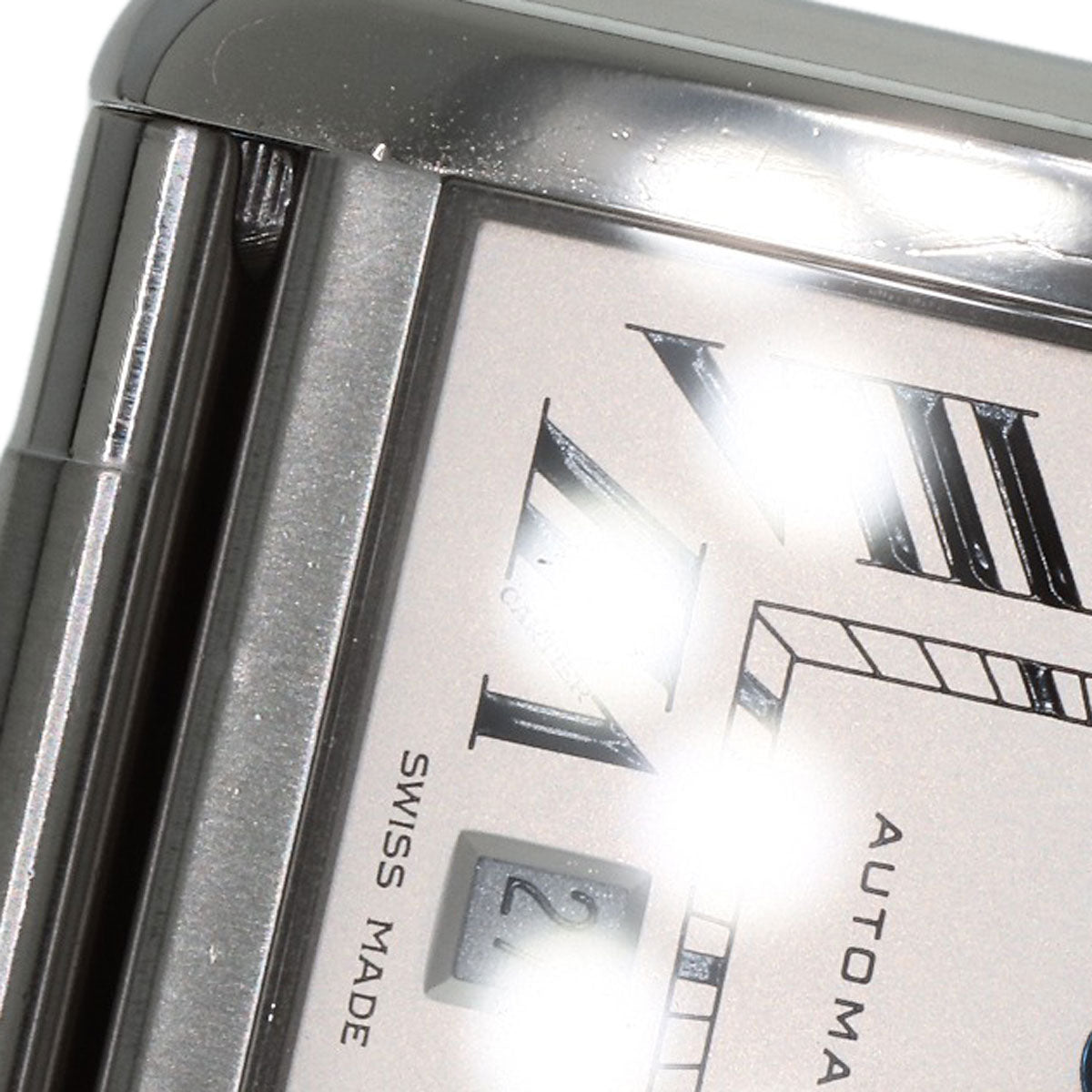 CARTIER Tank Solo XL Date Watches W5200028 Stainless Steel/Stainless Steel mens