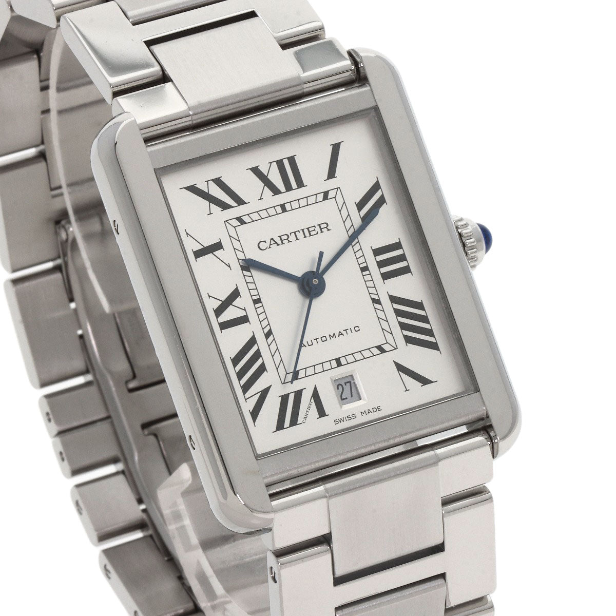 CARTIER Tank Solo XL Date Watches W5200028 Stainless Steel/Stainless Steel mens