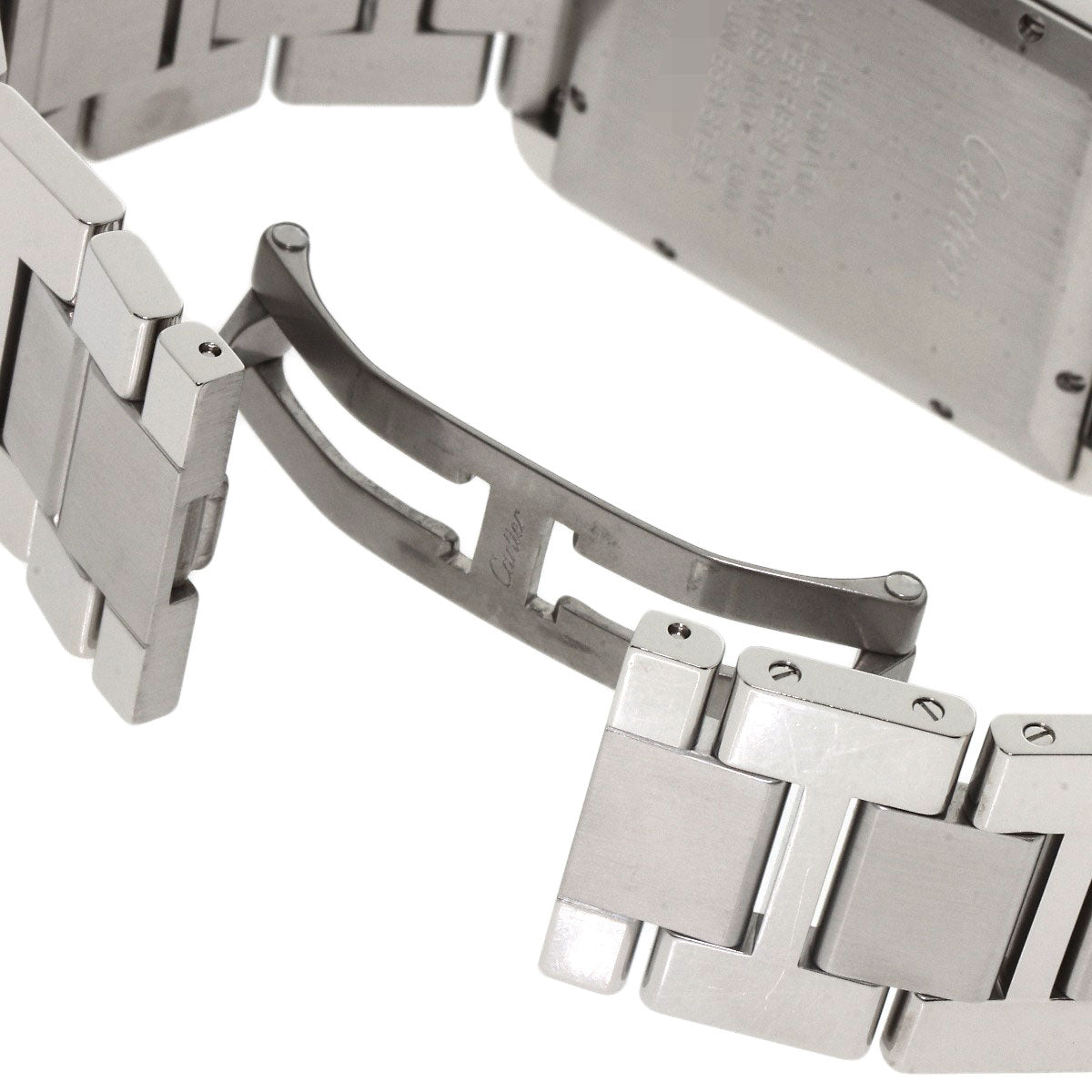 CARTIER Tank Solo XL Date Watches W5200028 Stainless Steel/Stainless Steel mens