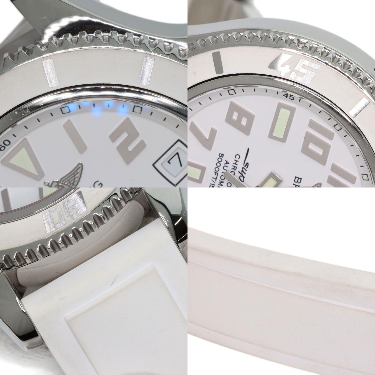 BREITLING Superocean 42 Date Watches A17364 Stainless Steel/Rubber mens