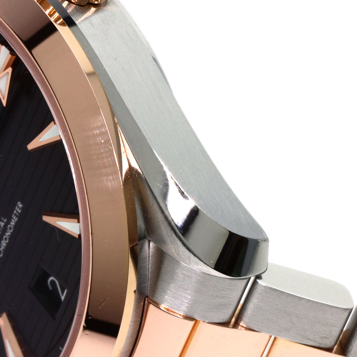 OMEGA Seamaster Aqua Terra 1.6" Master Chronometer Watches 220.20.41.21.06.001 Stainless Steel/SSxK18PG mens