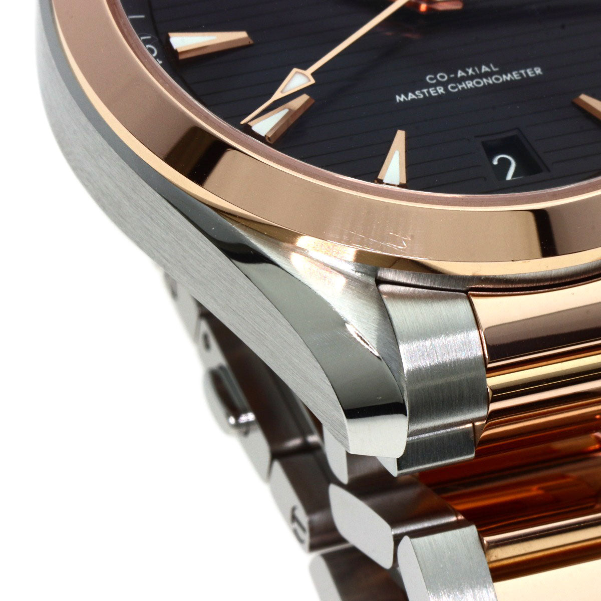 OMEGA Seamaster Aqua Terra 1.6" Master Chronometer Watches 220.20.41.21.06.001 Stainless Steel/SSxK18PG mens