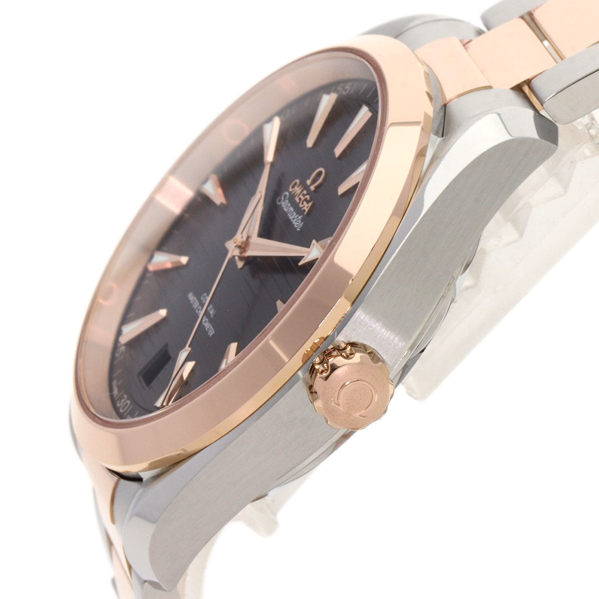 OMEGA Seamaster Aqua Terra 1.6" Master Chronometer Watches 220.20.41.21.06.001 Stainless Steel/SSxK18PG mens