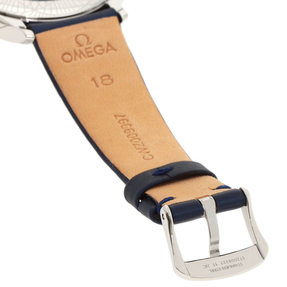 OMEGA De Ville Tresor Watches 428.17.36.60.04.001 Stainless Steel/Satin x Leather mens