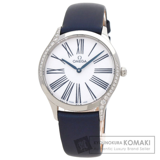 OMEGA De Ville Tresor Watches 428.17.36.60.04.001 Stainless Steel/Satin x Leather mens