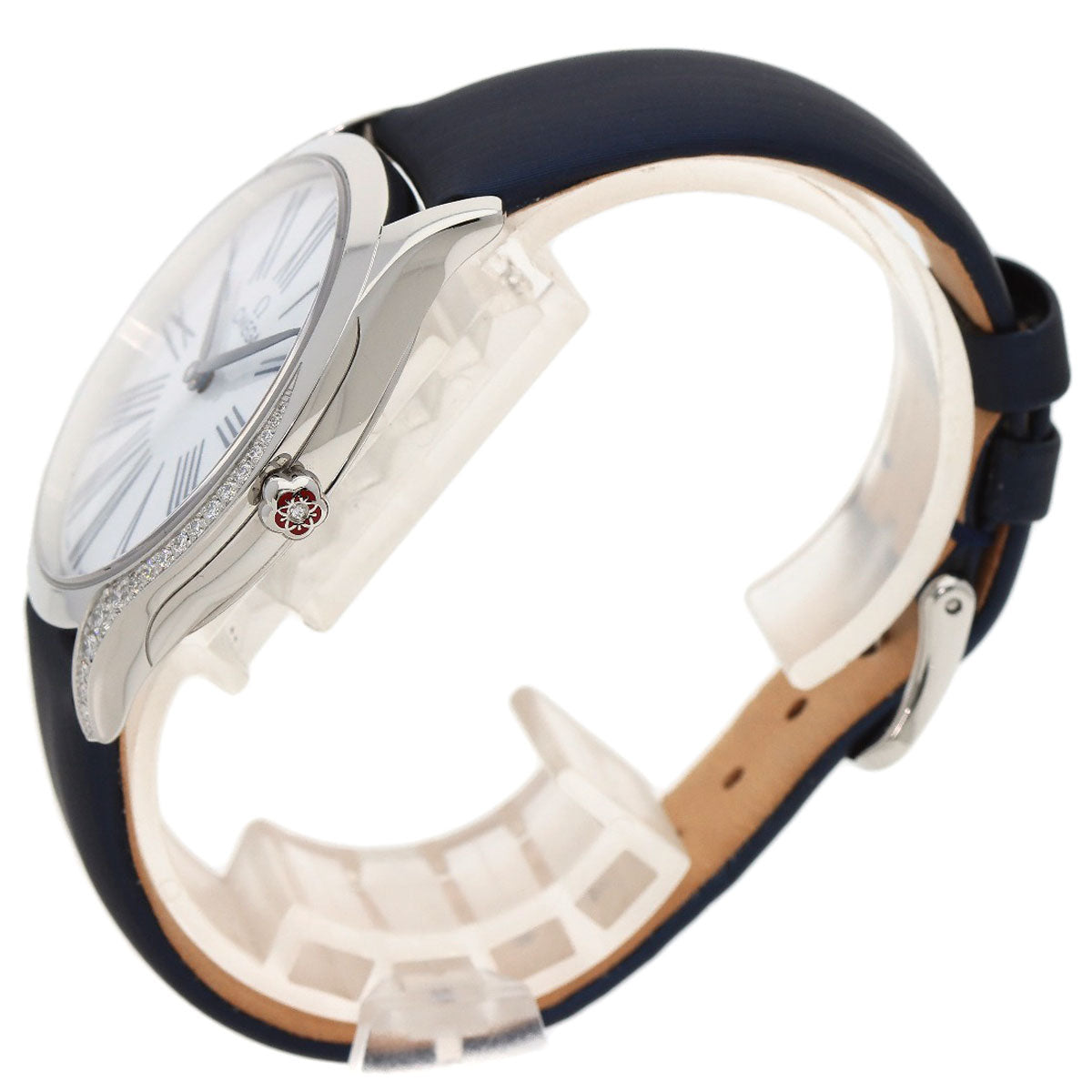 OMEGA De Ville Tresor Watches 428.17.36.60.04.001 Stainless Steel/Satin x Leather mens