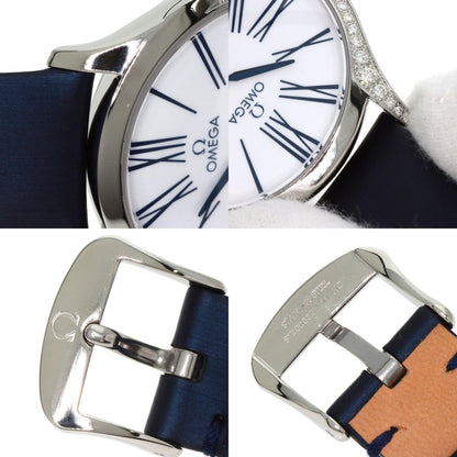 OMEGA De Ville Tresor Watches 428.17.36.60.04.001 Stainless Steel/Satin x Leather mens