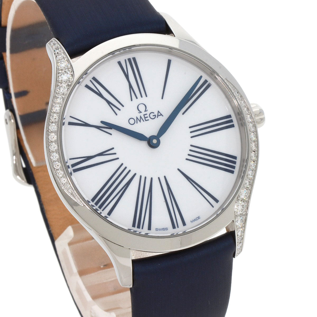 OMEGA De Ville Tresor Watches 428.17.36.60.04.001 Stainless Steel/Satin x Leather mens