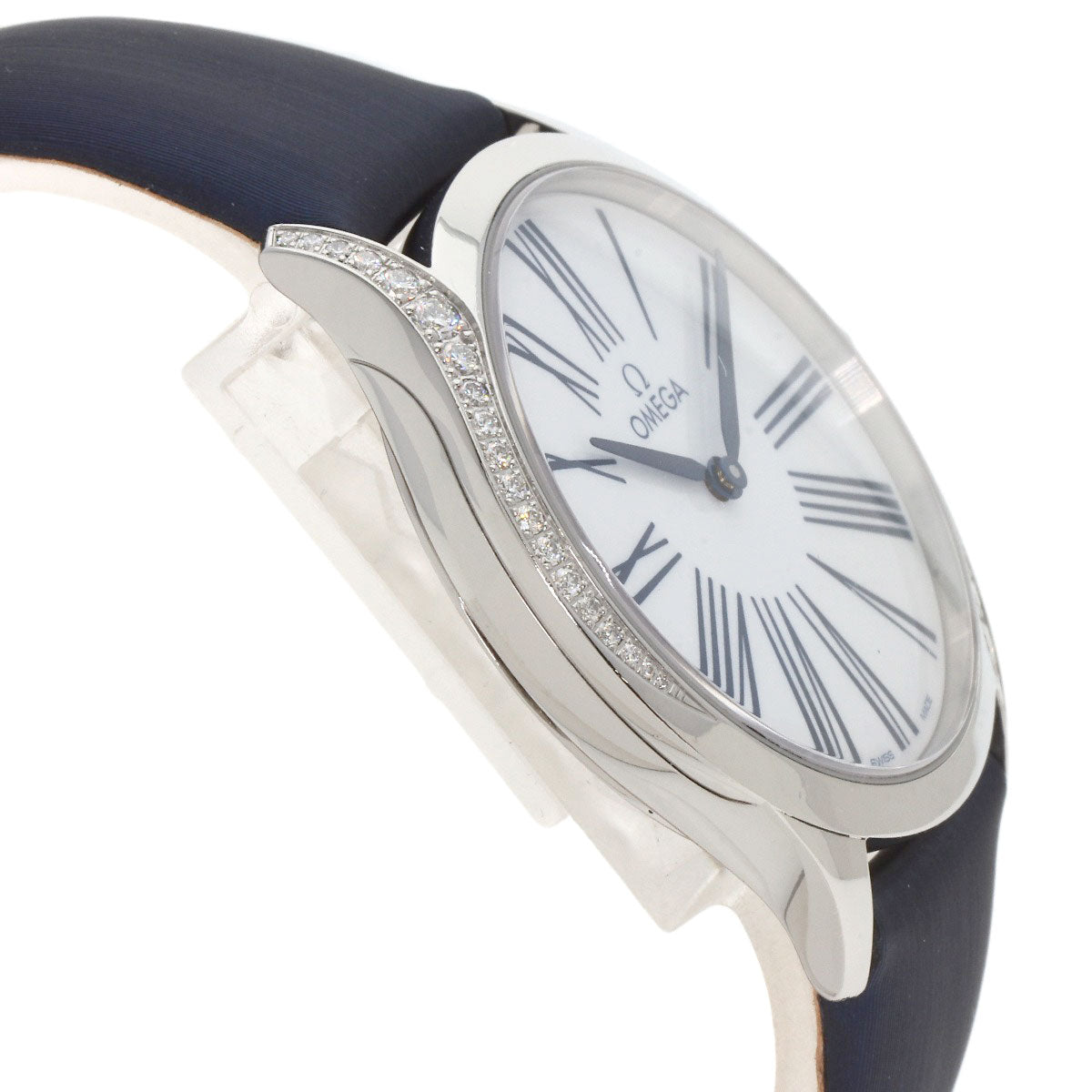 OMEGA De Ville Tresor Watches 428.17.36.60.04.001 Stainless Steel/Satin x Leather mens