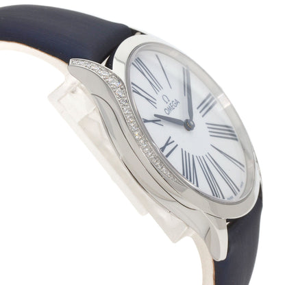 OMEGA De Ville Tresor Watches 428.17.36.60.04.001 Stainless Steel/Satin x Leather mens