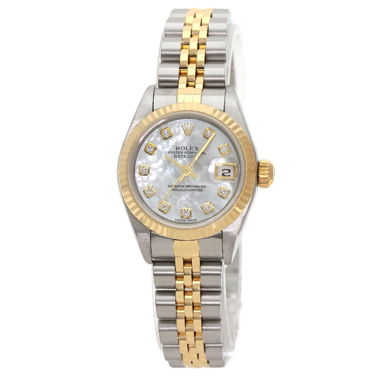 ROLEX Datejust 10P Diamond Watches 79173NG Stainless Steel/SSxK18YG Ladies