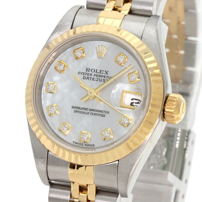 ROLEX Datejust 10P Diamond Watches 79173NG Stainless Steel/SSxK18YG Ladies