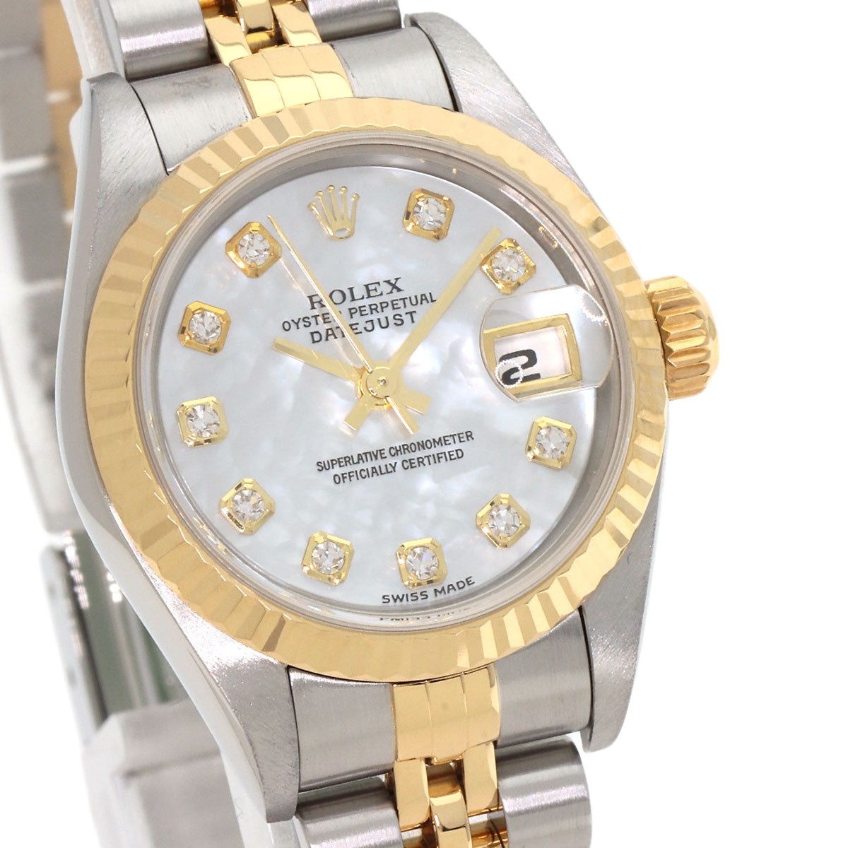 ROLEX Datejust 10P Diamond Watches 79173NG Stainless Steel/SSxK18YG Ladies