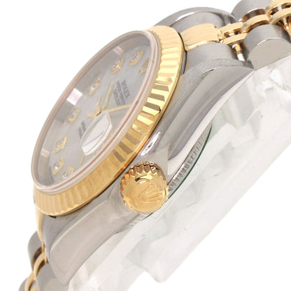 ROLEX Datejust 10P Diamond Watches 79173NG Stainless Steel/SSxK18YG Ladies
